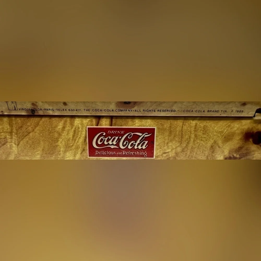 Coca-Cola Soda Coke Retro 1989 Collectible Gift Tin Box Container